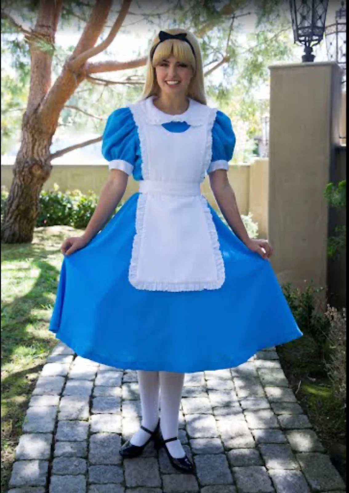 Wonderland Girl party character in Inland Empire