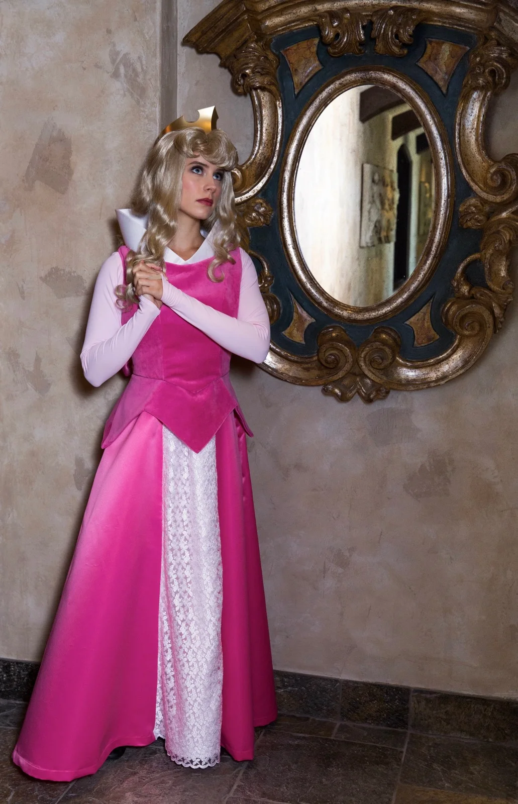 Sleeping Beauty party character in Inland Empire