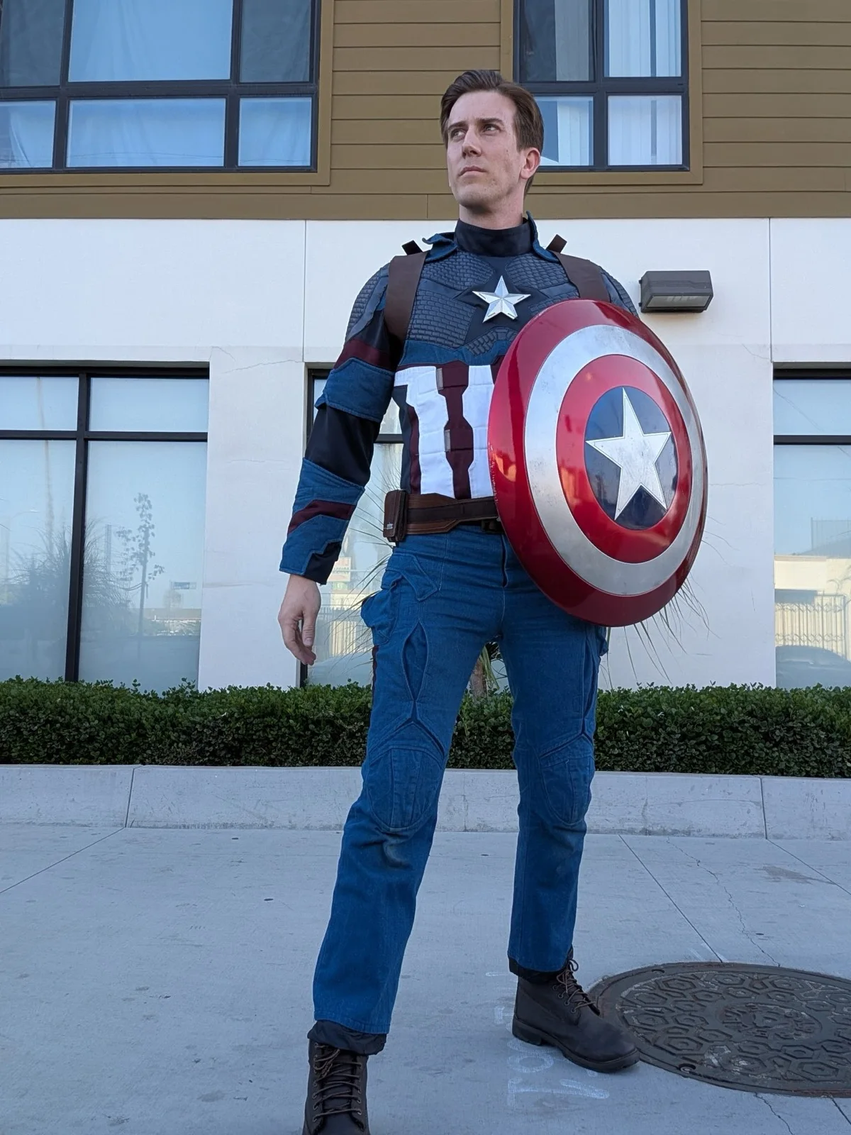 American Hero party character in Inland Empire