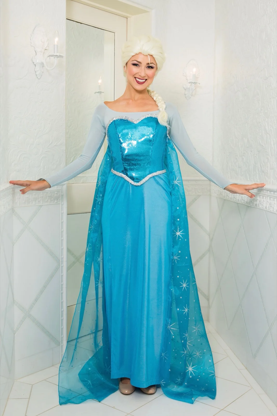 Snow Queen party character in Inland Empire