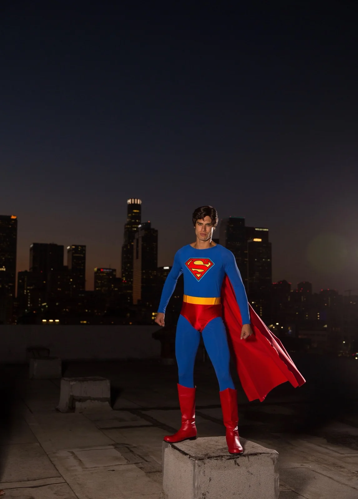 Super Hero party character in Inland Empire