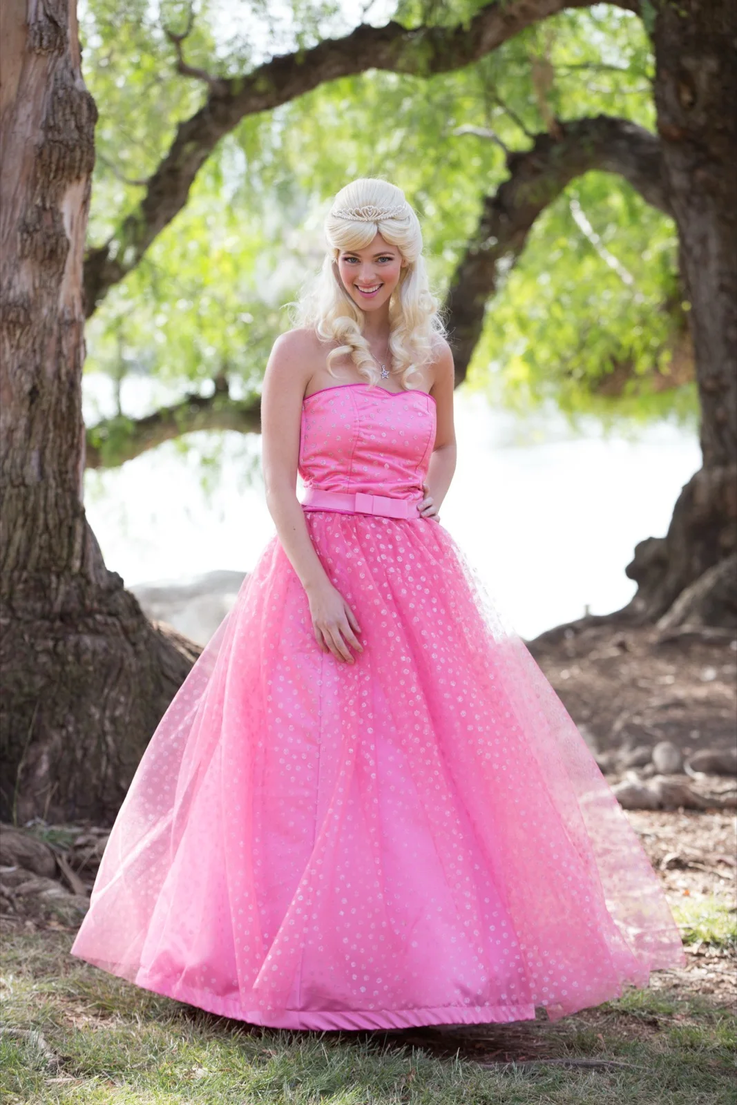 Pink Princess party character in Inland Empire